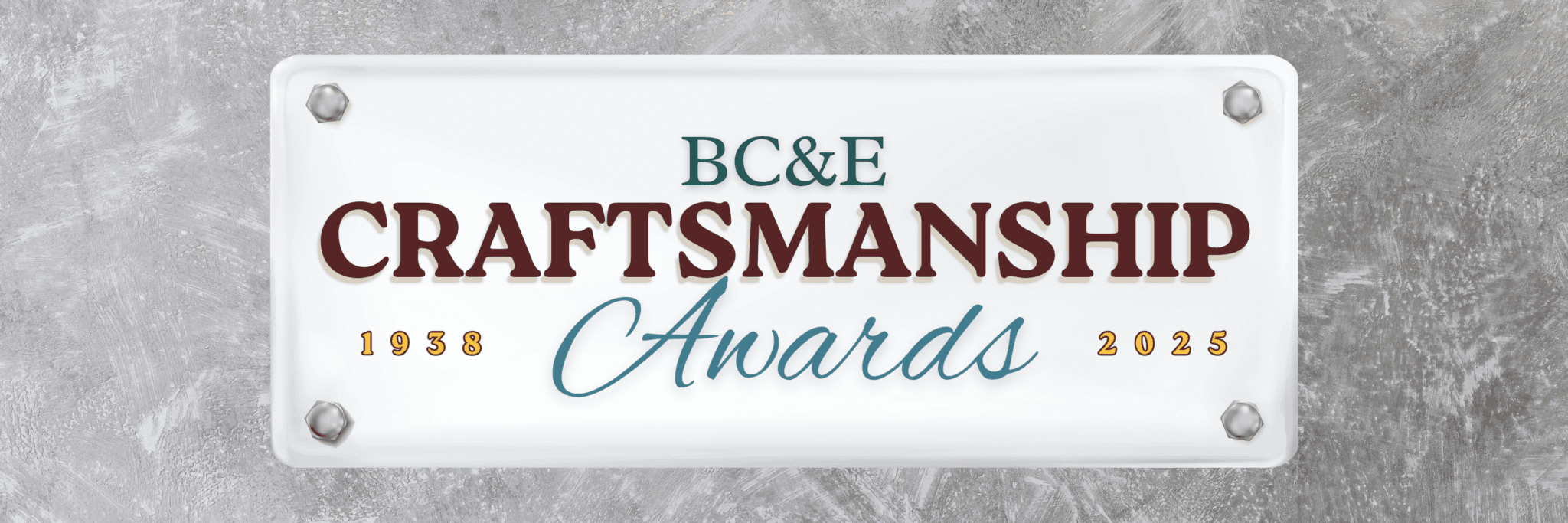 87th Annual Craftsmanship Awards - Building Congress & Exchange